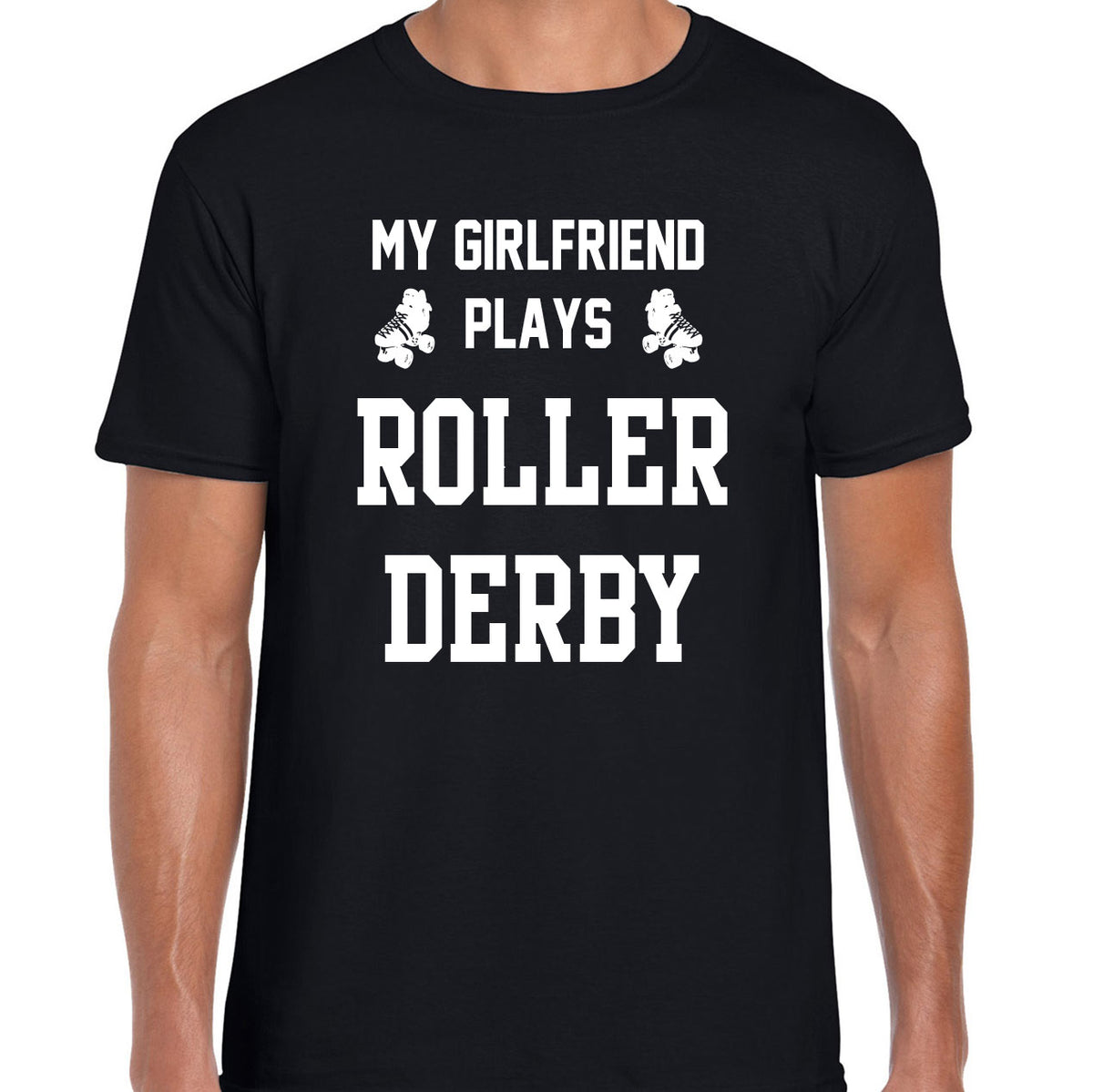 My Girlfriend Plays Roller Derby Unisex Tee