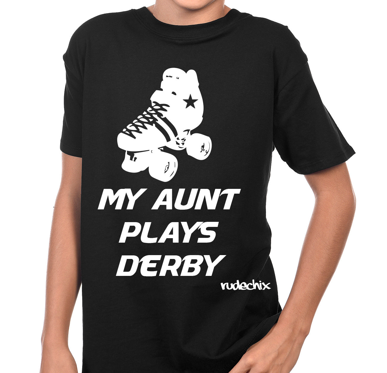 My Aunt Plays Derby Tee (Black)