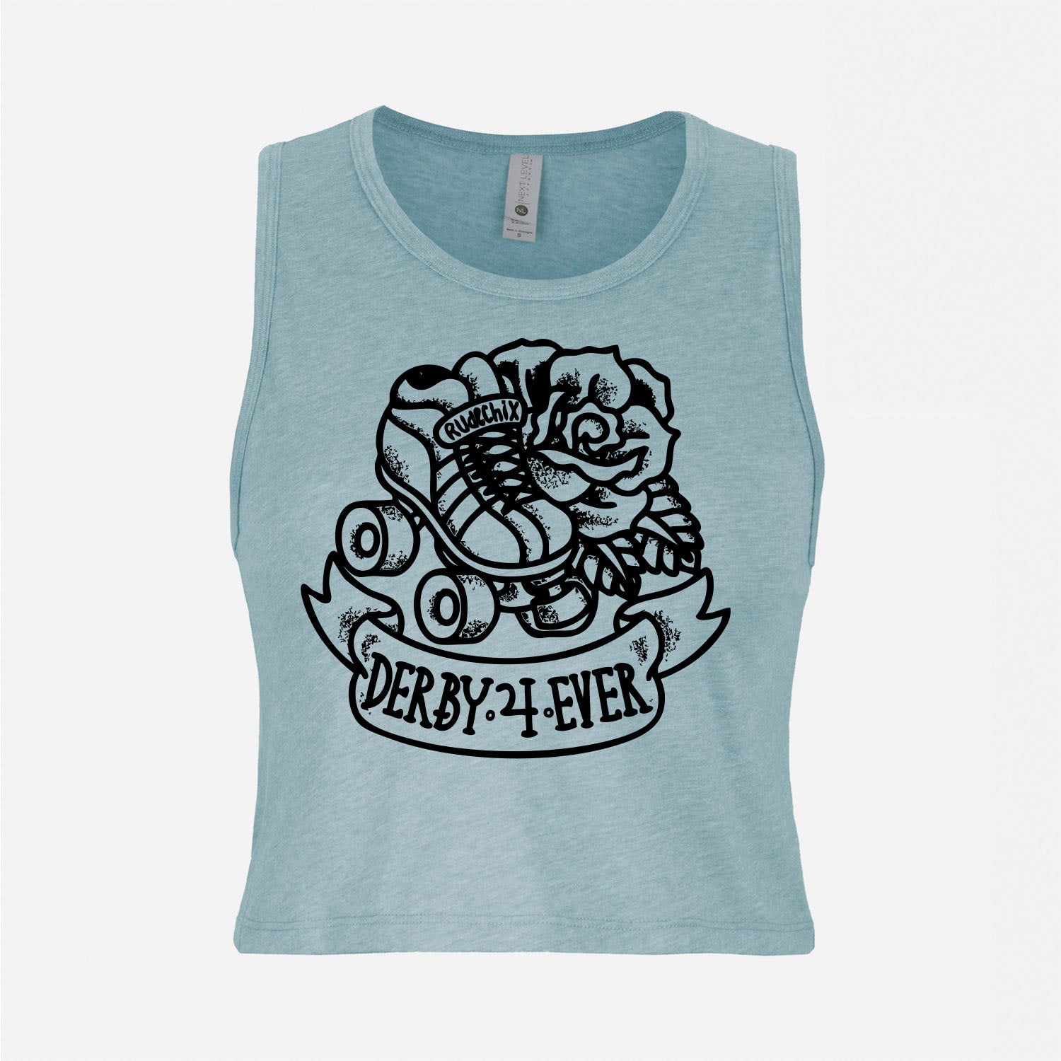 Derby 4 Ever Crop Tank (Blue)