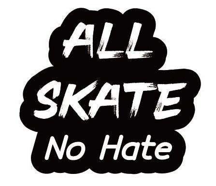 All Skate No Hate Enamel Pin