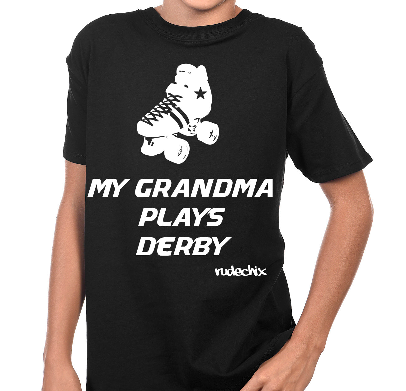 My Grandma Plays Derby Tee (Black)