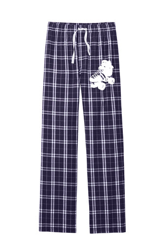 Unisex Skate Flannel Pajamas (Purple & White)