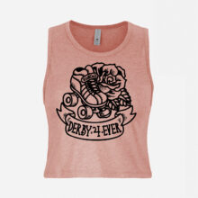 Derby 4 Ever Crop Tank by Mickey (pink)